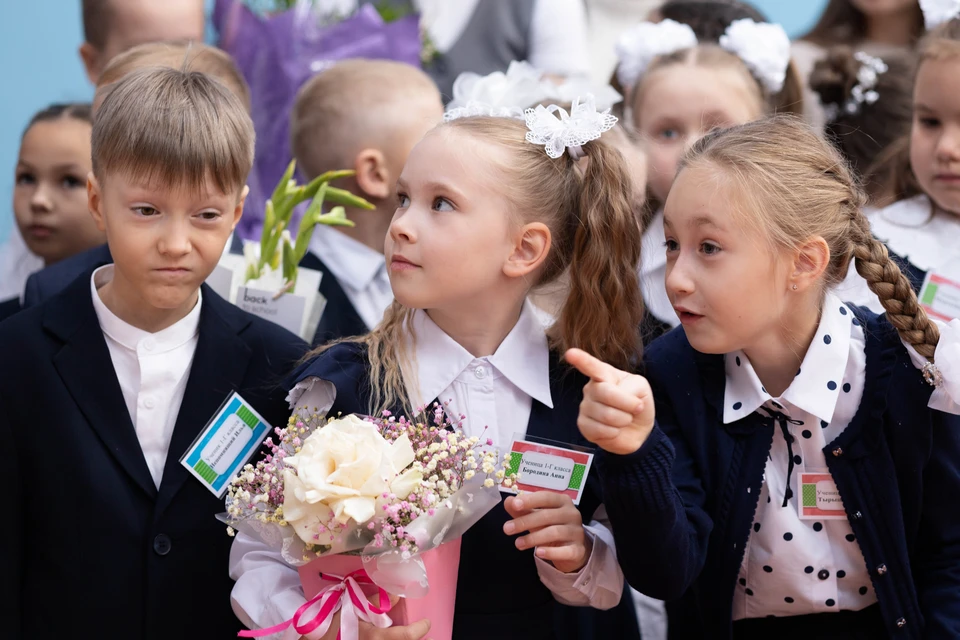 Эмоции на первой линейке бесценны.
