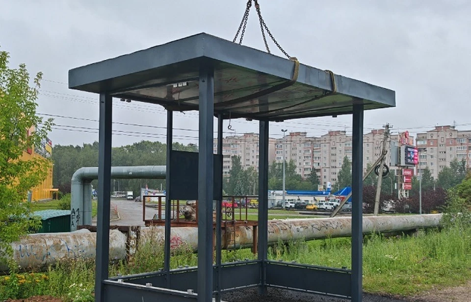 В Костроме устанавливают новые остановки. ФОТО: администрация Костромы