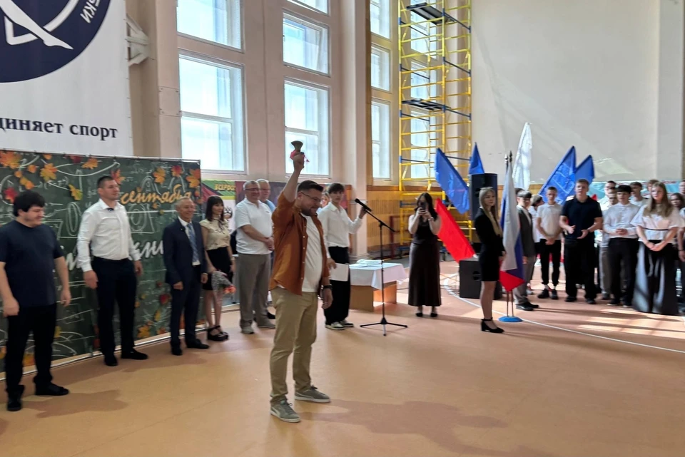 В Донецком училище олимпийского резерва имени Сергея Бубки начался новый учебный год. Фото: ТГ/Швец