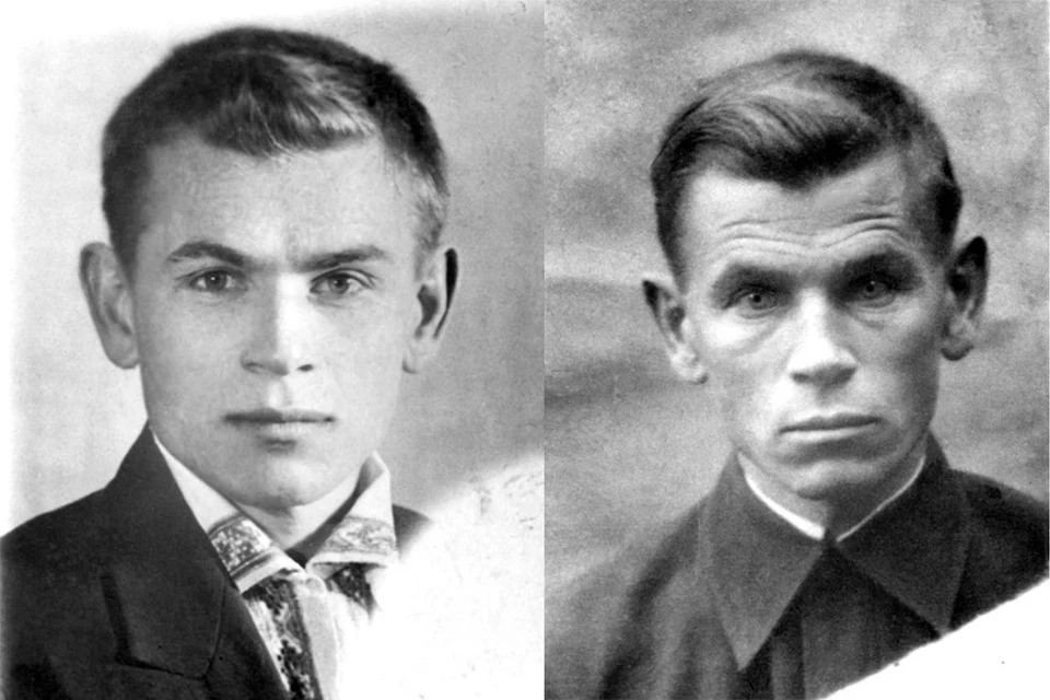 На снимках один и тот же человек, но переживший четыре года войны. Фото: Школьный музей художника Андрея Поздеева