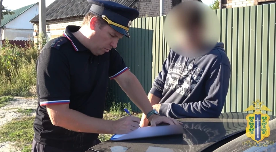 Автоинспекторам удалось в короткий срок установить личность виновника аварии. Скриншот видео УМВД России по Липецкой области.