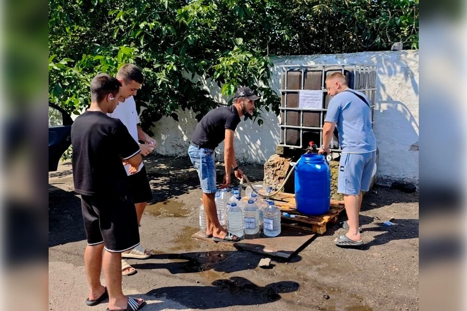 В регионе требуется наладить постоянный подвоз воды. Фото: тг-канал Павла Филипчука