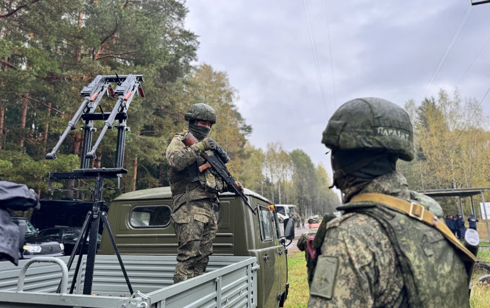 Бойцы отработали стрельбу с боевой турели. Фото: пресс-служба Главы и правительства Удмуртии