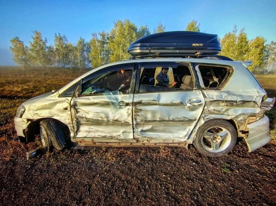 В результате аварии травмы получила пассажирка легковой иномарки — женщина 1971 года рождения. Фото: Оренбургская госавтоинспекция