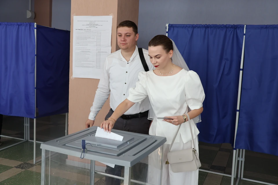 Молодожены Арина Переселкина и Андрей Пенев