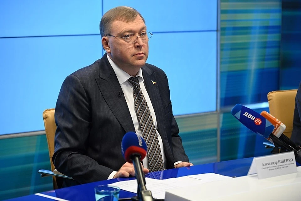 Секретарь Ростовского регионального отделения «Единой России» Александр Ищенко. Фото: Анатолий Карбинов.
