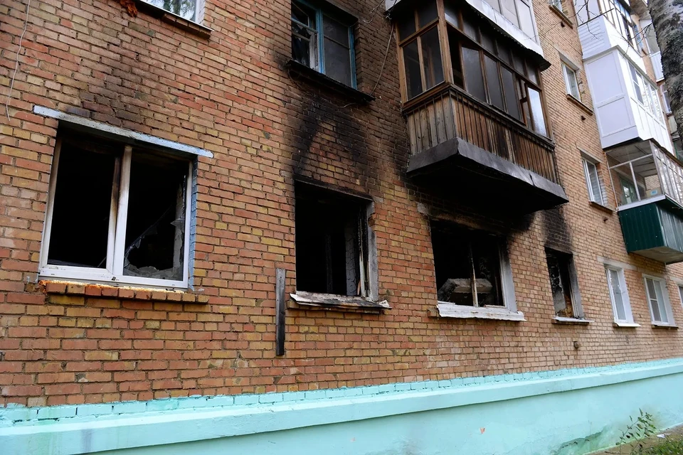 В доме в Нижнем Одесе после пожара остаются 90 жильцов, среди них 12 детей. Фото администрации Сосногорского района.