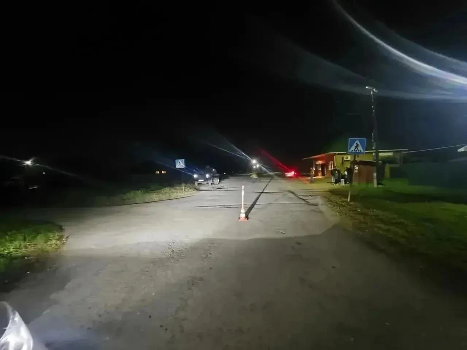 Место ДТП. Фото: УМВД России по Омской области