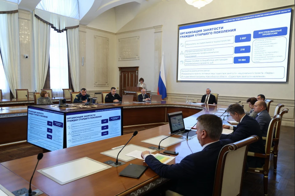 Поддержка пожилых граждан - важное направление соцполитики правительства региона. Фото: nso.ru