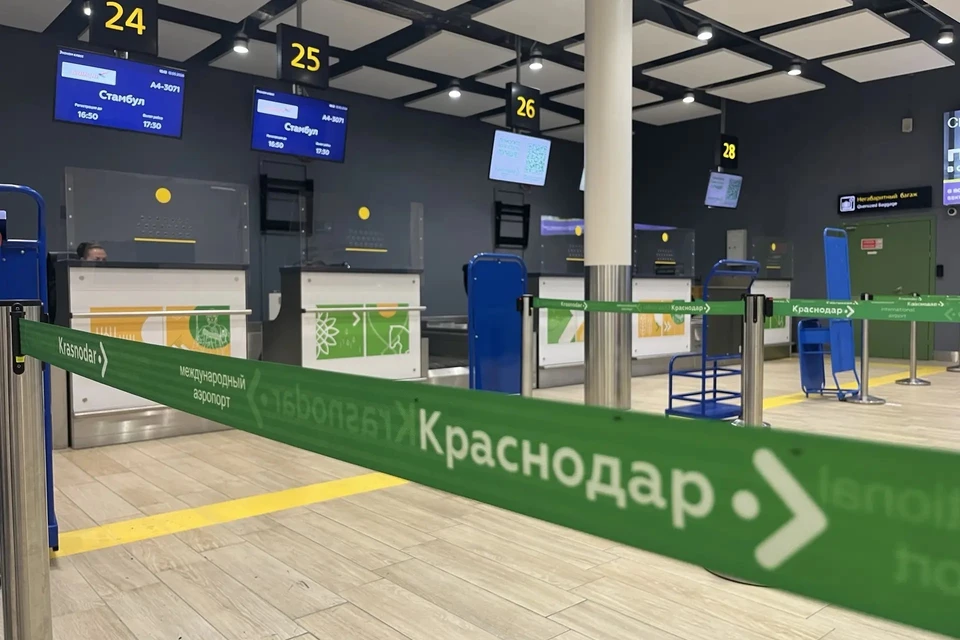 В аэропорту Краснодара обновили пассажирские зоны