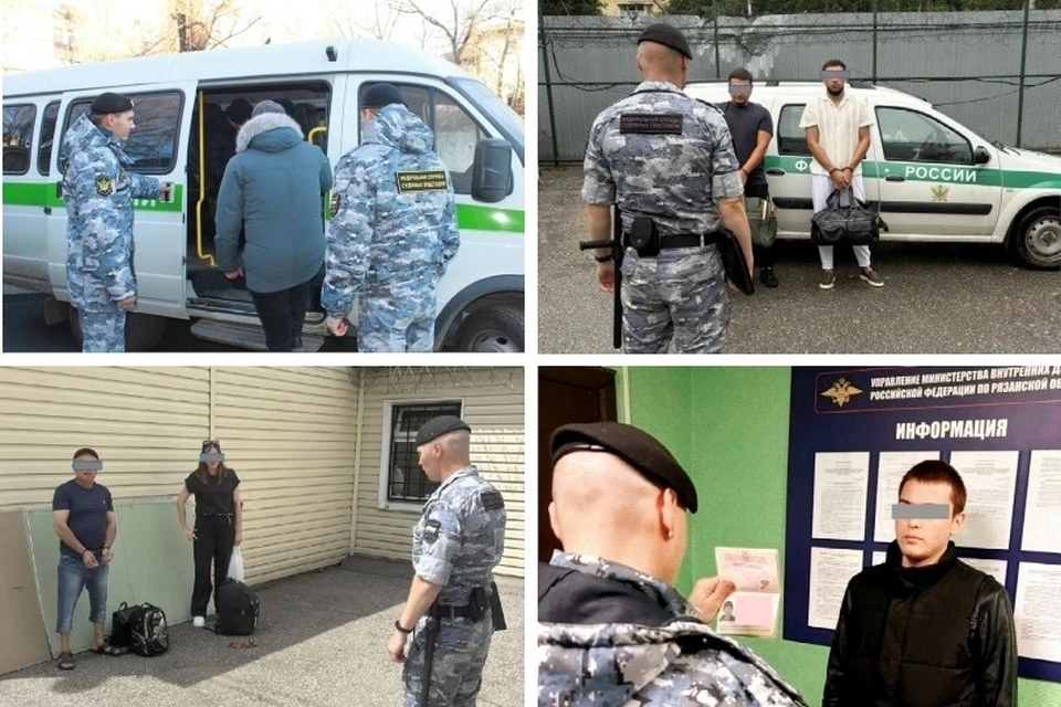 Все иностранцы нарушили миграционное законодательство. Фото: УФССП России по Рязанской области.