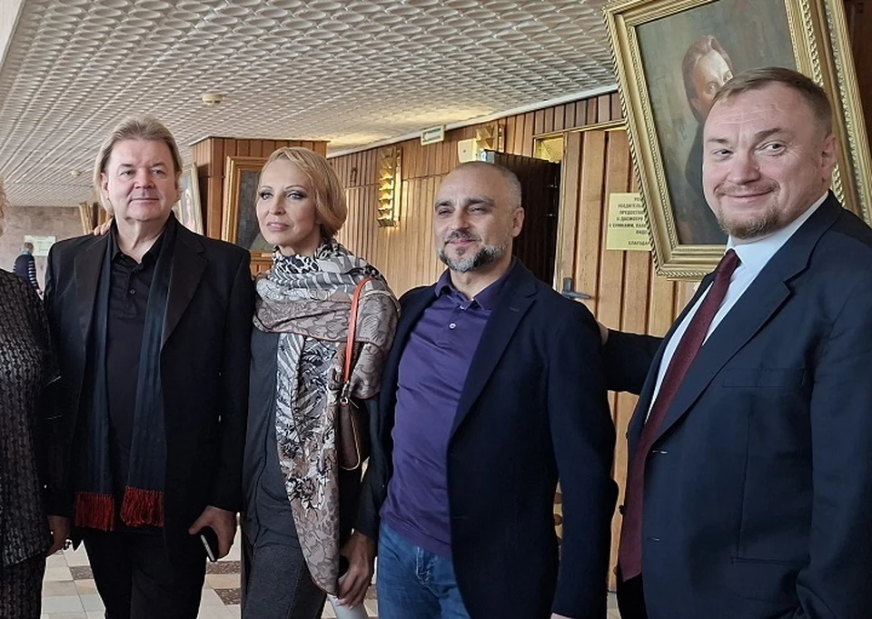 Слева направо: Андрис Лиепа, Илзе Лиепа, Андрей Баталов, Илья Киргинцев.