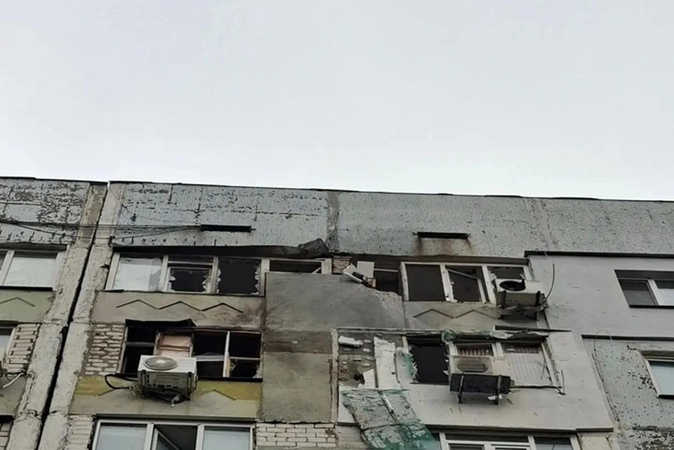 Украинские вооруженные формирования совершили очередную атаку на жилые кварталы мирного Энергодара. Фото: MAX-канал Максима Пухова