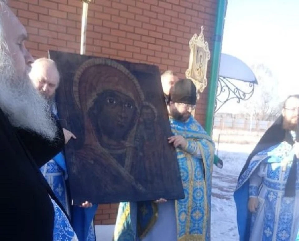 Чудотворную икону Чимеевской - Казанской Божьей Матери привезут в Кемерово в конце октября. Фото - Казанский Чимеевский мужской монастырь.