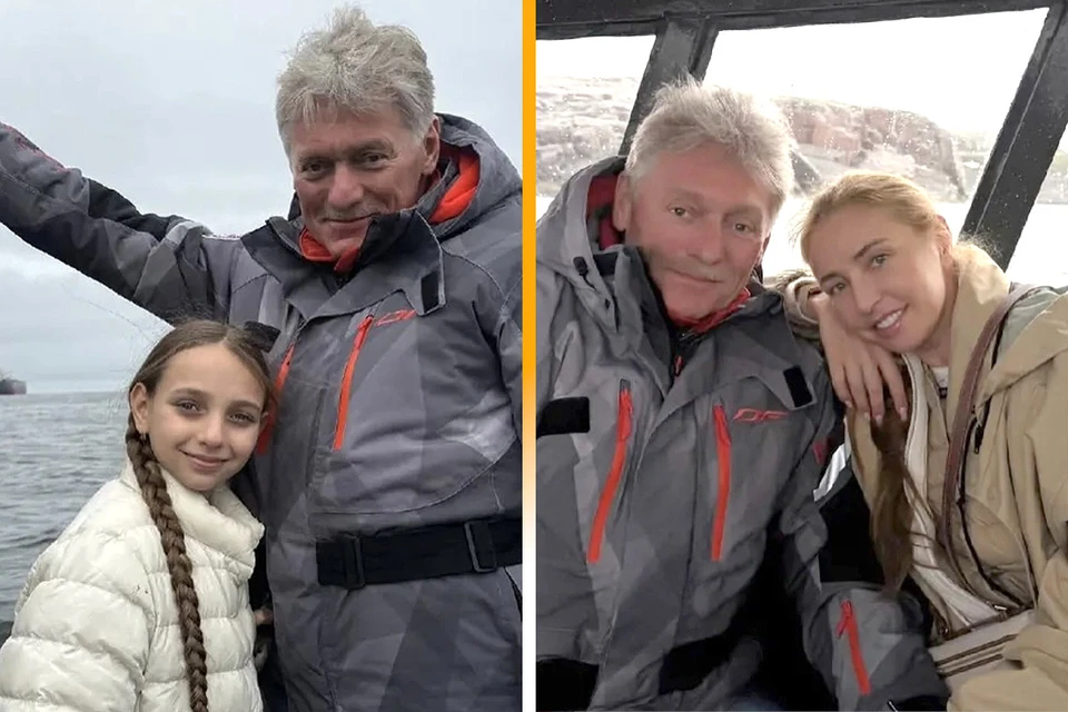 Надя Пескова с родителями