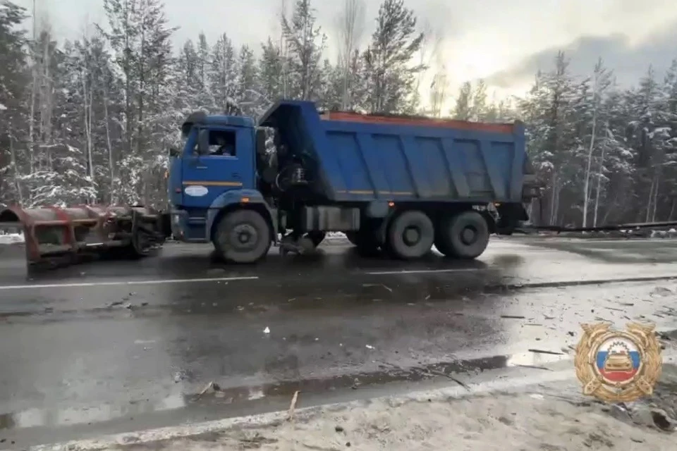 На трассе «Сибирь» под Нижнеудинском сняли ограничение после ДТП с фурами