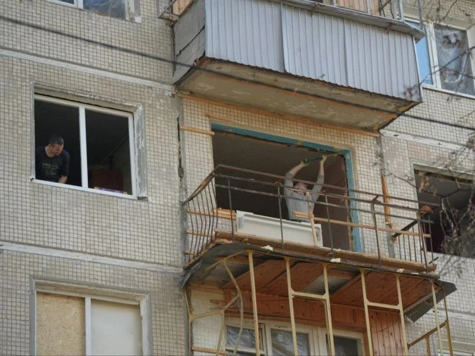 Восстановление поврежденного БПЛА дома в Ульяновске профинансируют из облбюджета | ФОТО: администрация Ульяновска