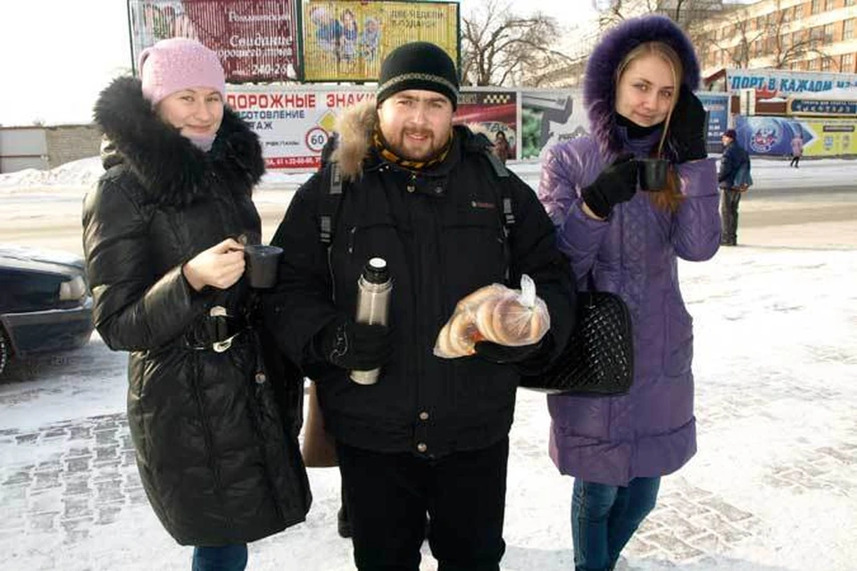 От чая отказывались многие, но не все.