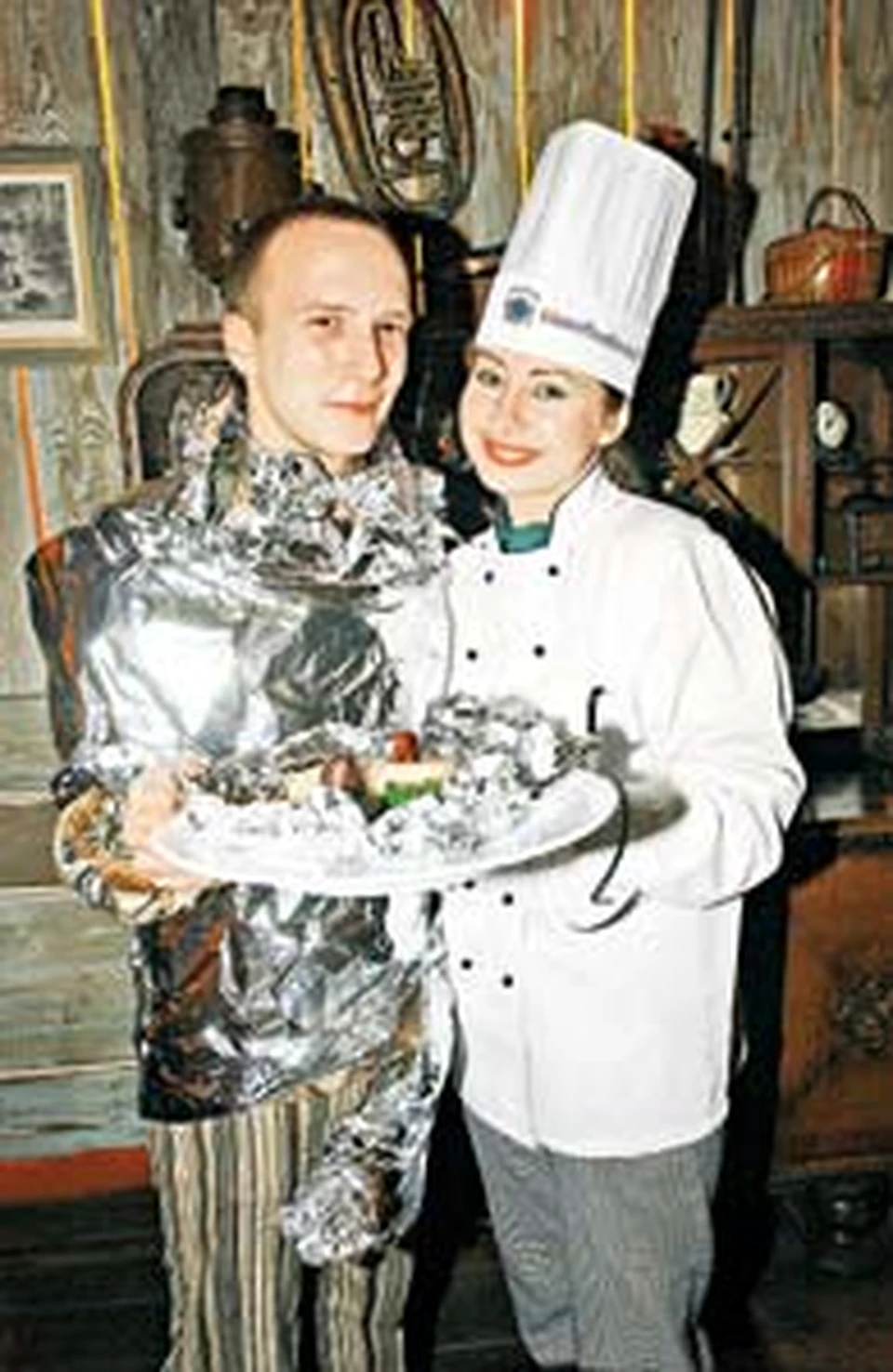 - В фольге все млеет и томится...