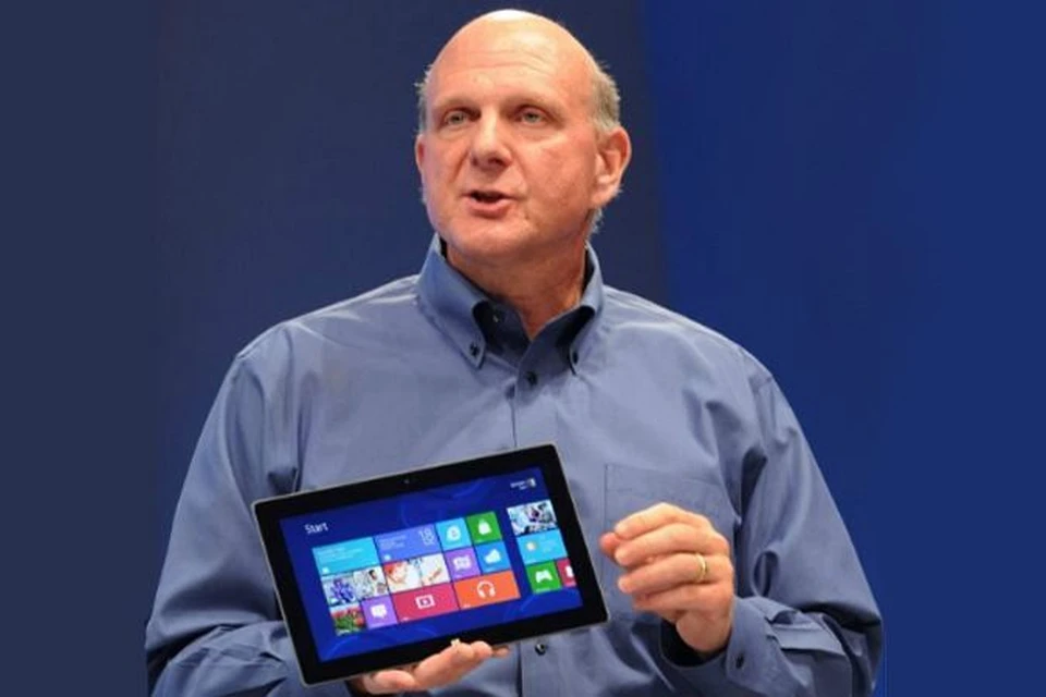 Гендиректор «Майкрософт»: «Восьмерка будет стоять на 10-дюймовых планшетах».