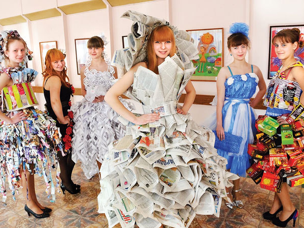 Платье из 1000 конфетных фантиков
