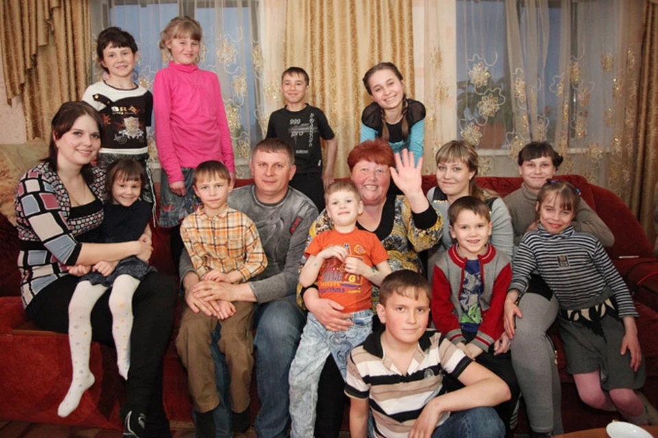 Большое семейство Кузьменко