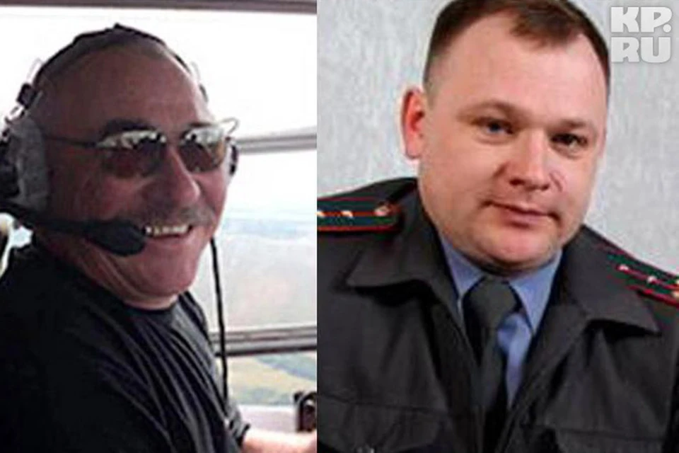 Не исключено, что гаишник Дмитрий Ушаков (справа) хотел рассказать пилоту Хатипу Кашапову, как бывает опасна летняя тайга