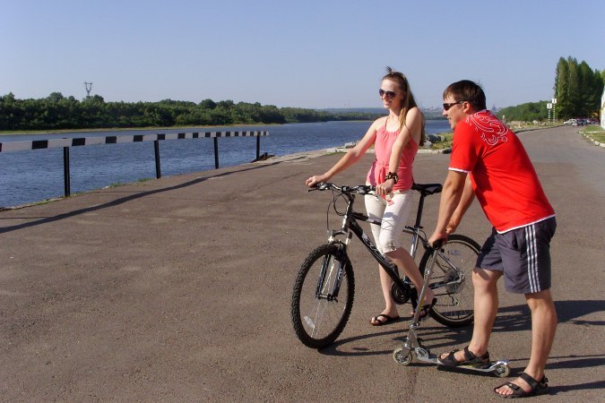 Уфимские велосипедисты давно облюбовали «биатлонку»