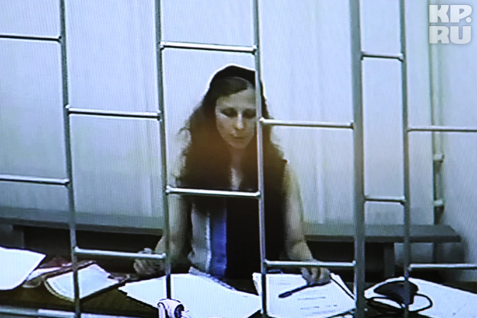 Мария Алехина участвует на суде по видеосвязи.