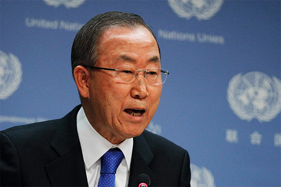 Генсек ООН Пан Ги Мун заранее обвинил Асада в преступлениях против человечности