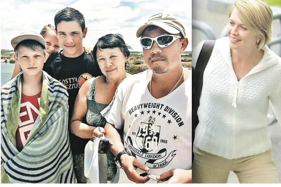 Бабушка не раз прилетала в Австралию к своим внукам. На фото (слева направо): Никита, Настя, Тимофей, Валентина Сергеевна и Константин Цзю. На правом фото - Наталья.