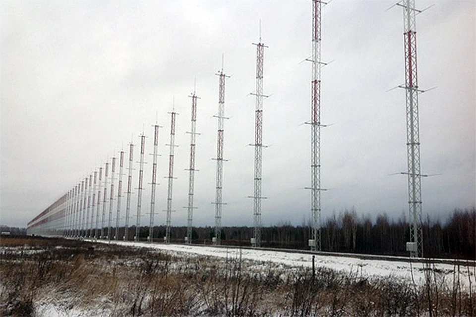 Приемная часть РЛС ЗГО 29Б6 "Контейнер", г.Ковылкино, Мордовия.