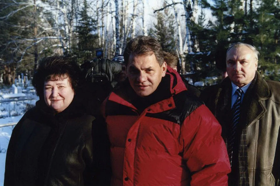 Валентина Ярошевская, Сергей Шойгу и Петр Пимашков.