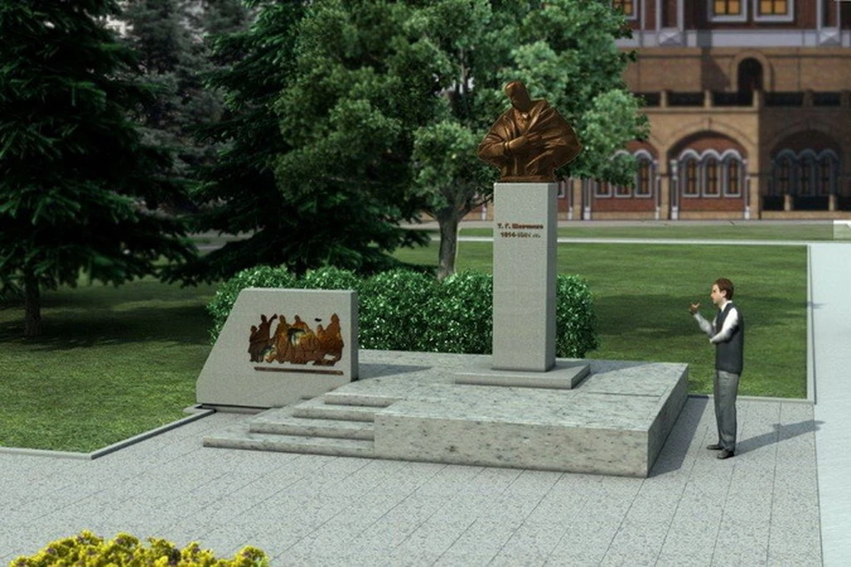 Ко Дню города в Новосибирске хотят поставить памятник Тарасу Шевченко.