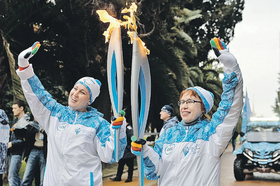 Паралимпийская эстафета прошла в 45 городах страны.