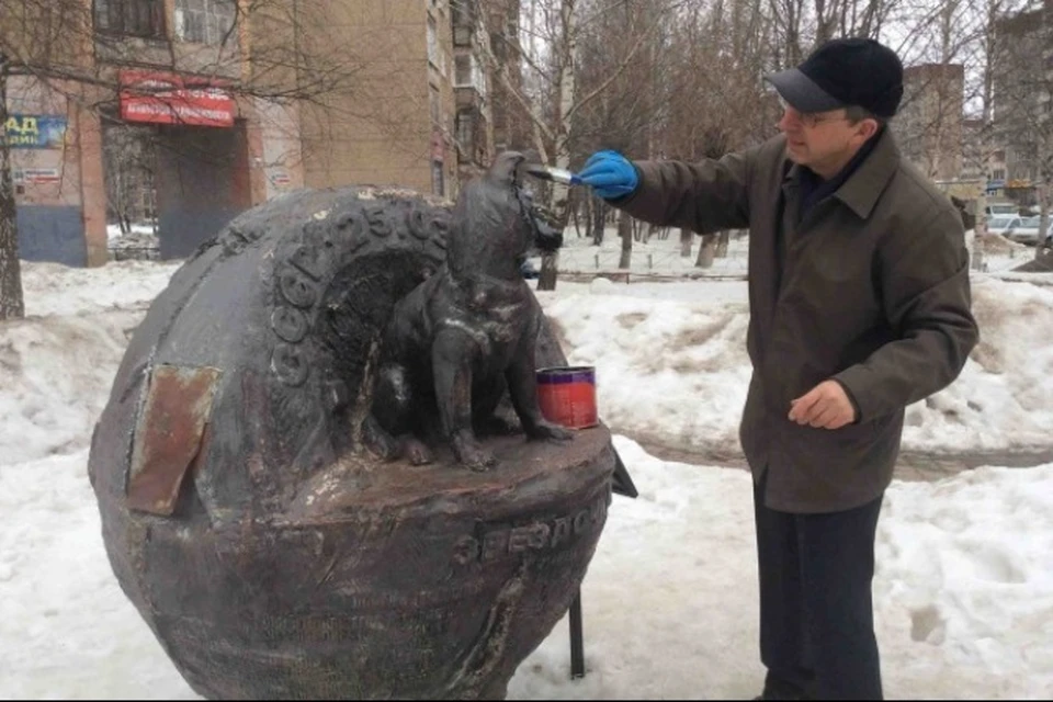 8 лет исполняется памятнику собаке Звёздочке в Ижевске