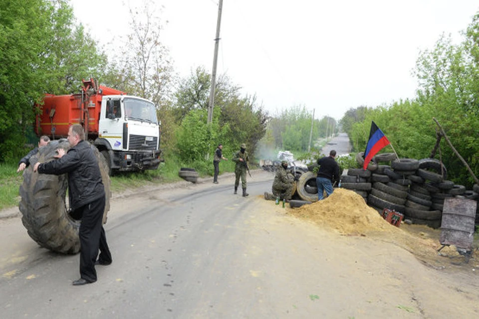 Ополченцы: в операции силовиков в Славянске участвуют иностранцы