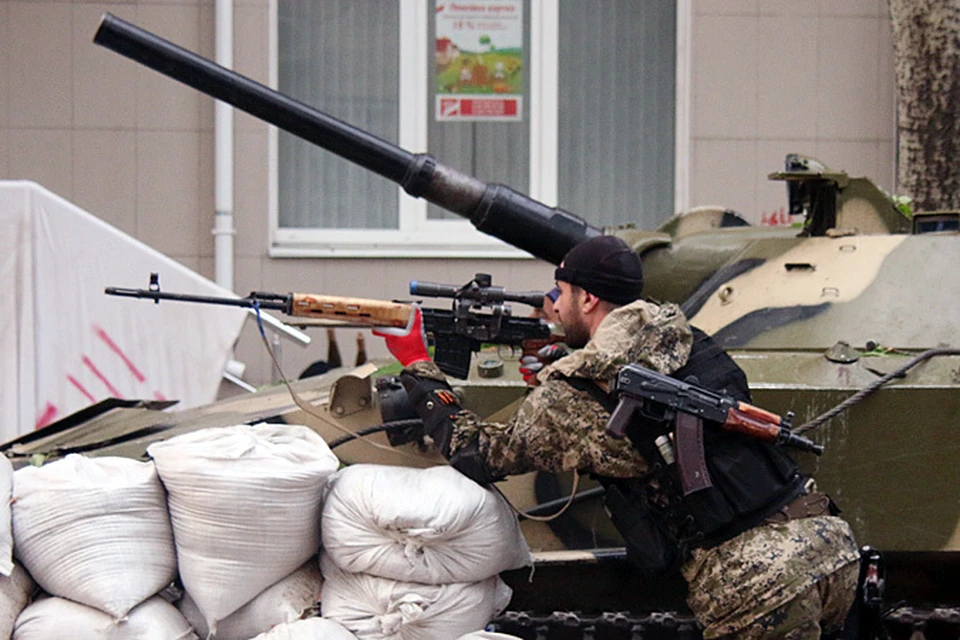 Украинские военные захватили девять блокпостов, один потом ополченцам удалось отбить назад