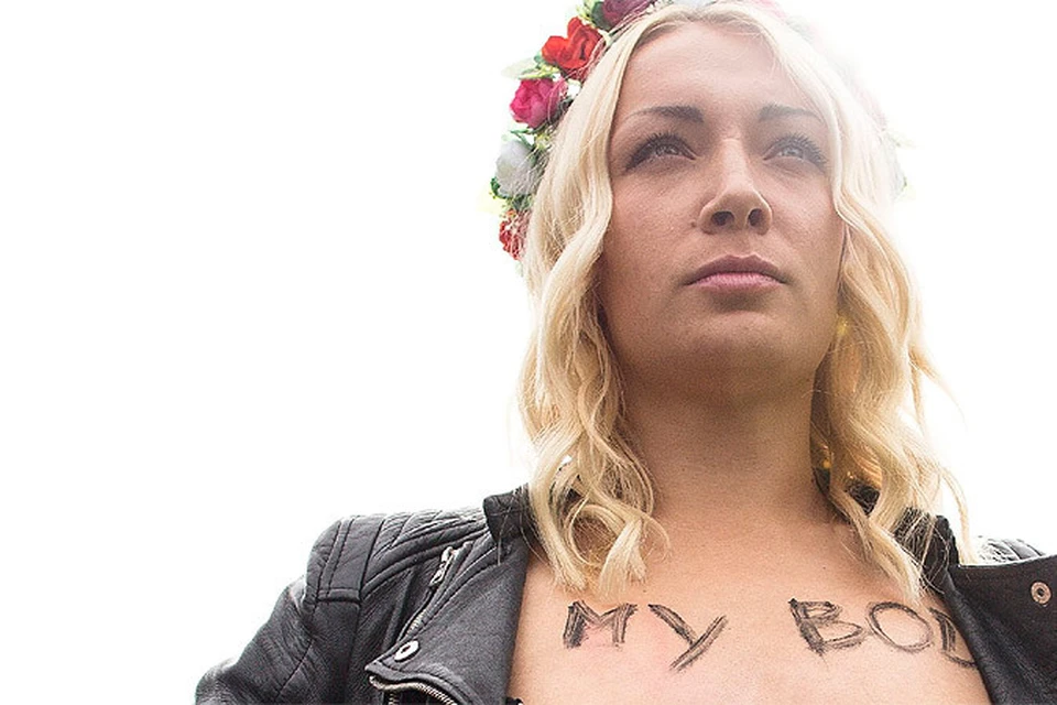 Активистки Femen провели очередную акцию в Испании