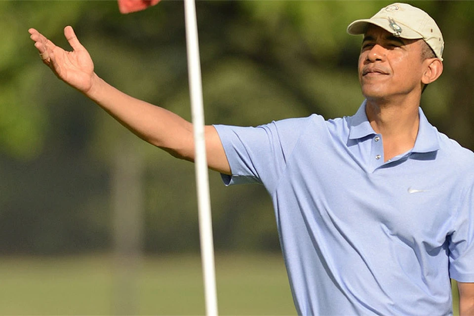 Президенту США Бараку Обаме не дали поиграть в гольф