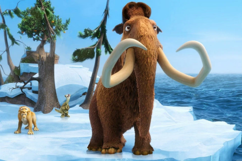 кадр из мультфильма "Ледниковый период"