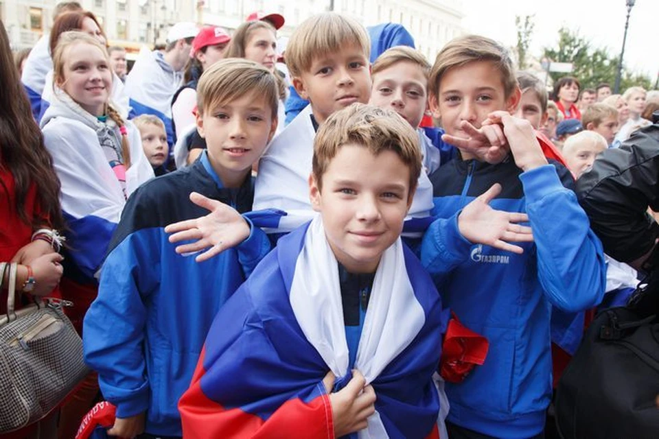 Возможно, кто-то из этих ребят будет защищать цвета страны в родном Петербурге
