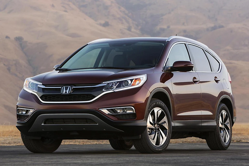 Обновленная CR-V отличается от предшественника более агрессивным дизайном. Фото Honda.