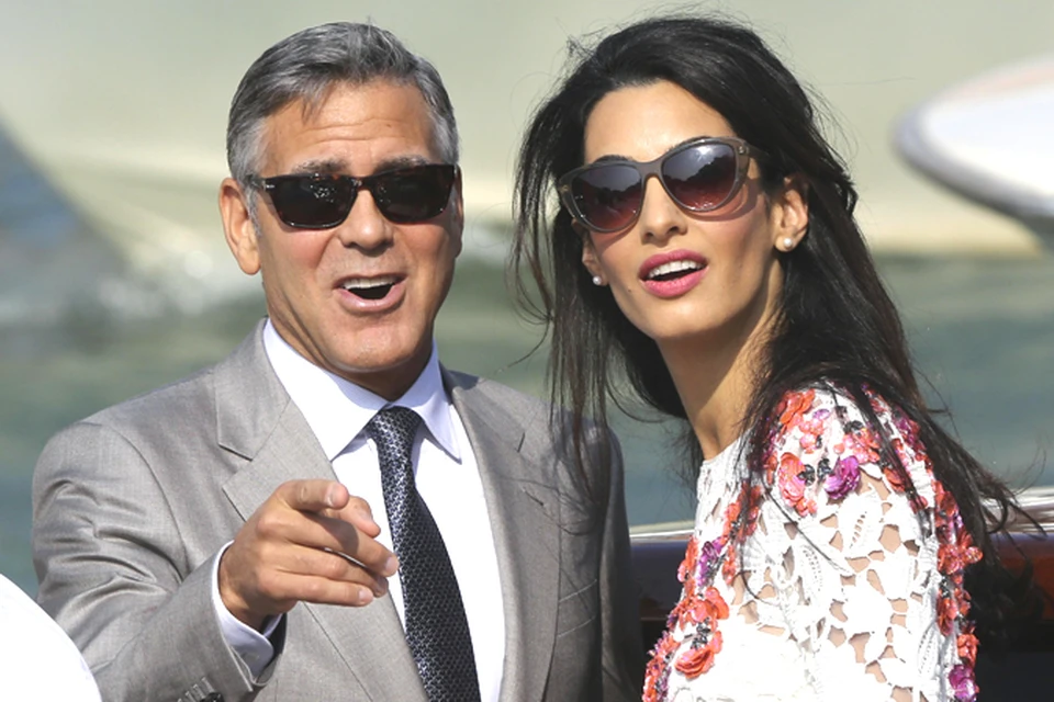 Мистер и миссис Клуни впервые появились на публике в качестве мужа и жены.