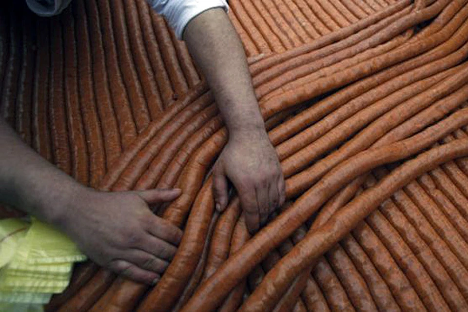 В рамках 31-ого фестиваля колбасы под будоражащим фантазию названием "Кобасициада", прошедшего на днях в сербском селе Турия