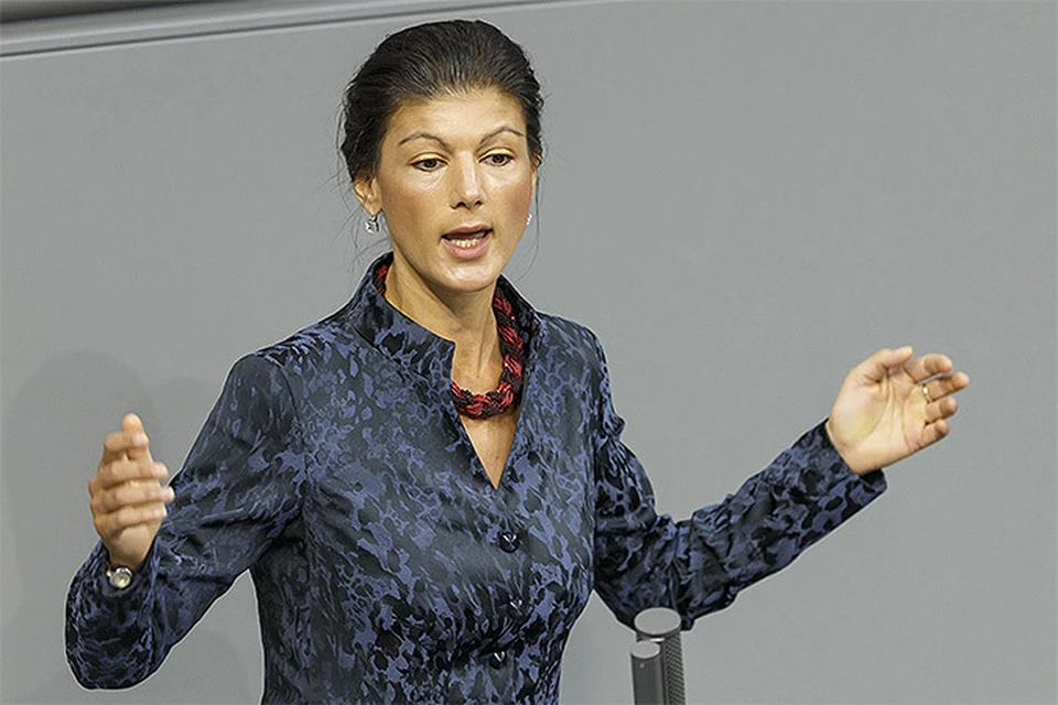 Первый заместитель главы фракции "Левые" в Бундестаге Сара Вагенкнехт