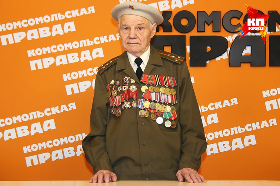Ветеран ВОВ Владимир Герасимов.
