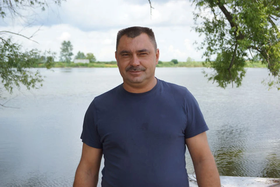 Генеральный директор рыбхоза «Суджанский» Игорь Викторович Демидов.