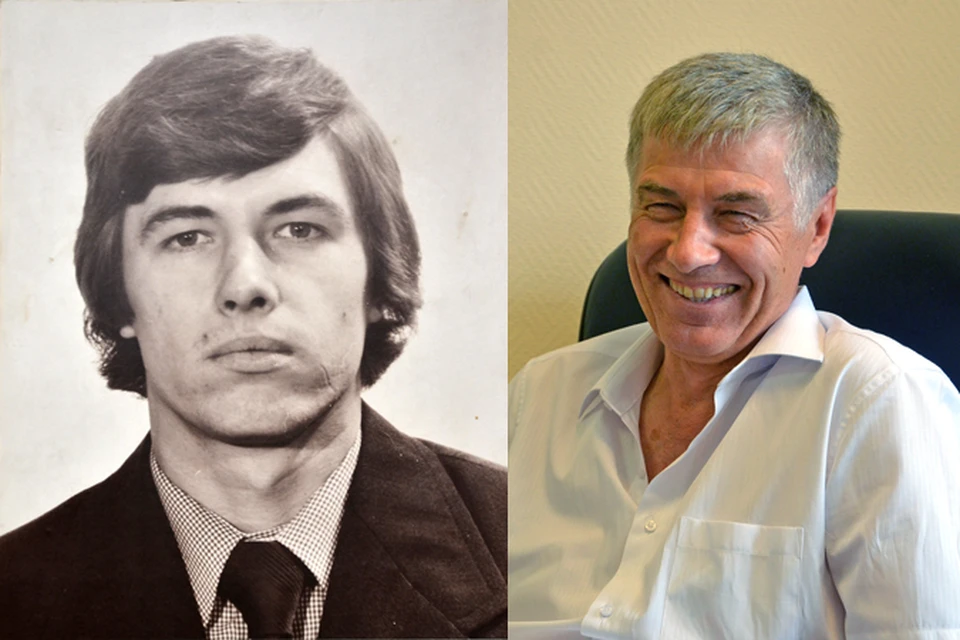Виктор Маркин в 1980 году и в 2015-м.