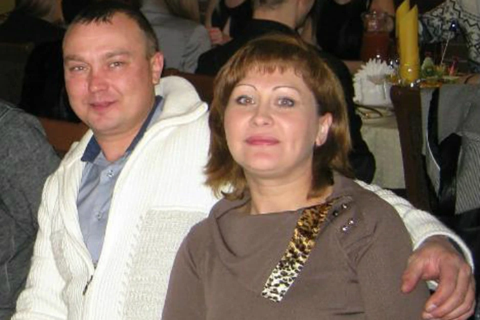 Константин Ольховой с супругой.